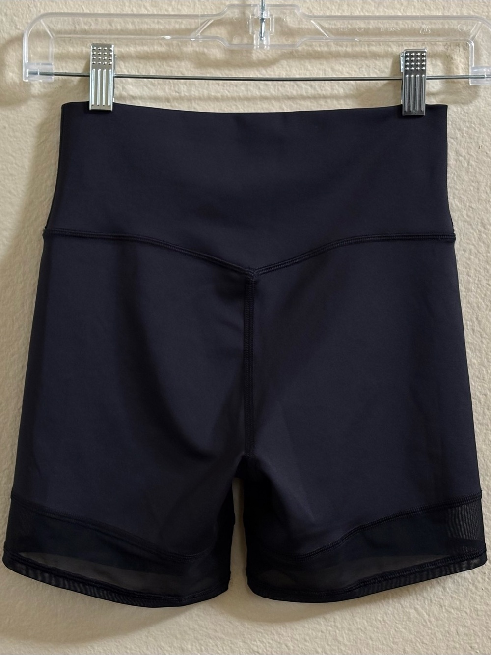 Alo Airlift Double Trouble Biker Short Black Size Small - Picture 4 of 6